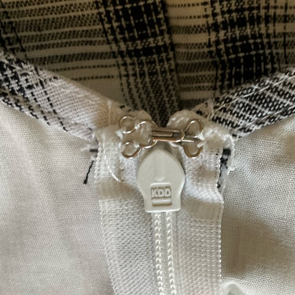 Grey Bandit Grey Plaid Everett Looser Romper Size S - Picture 10 of 12